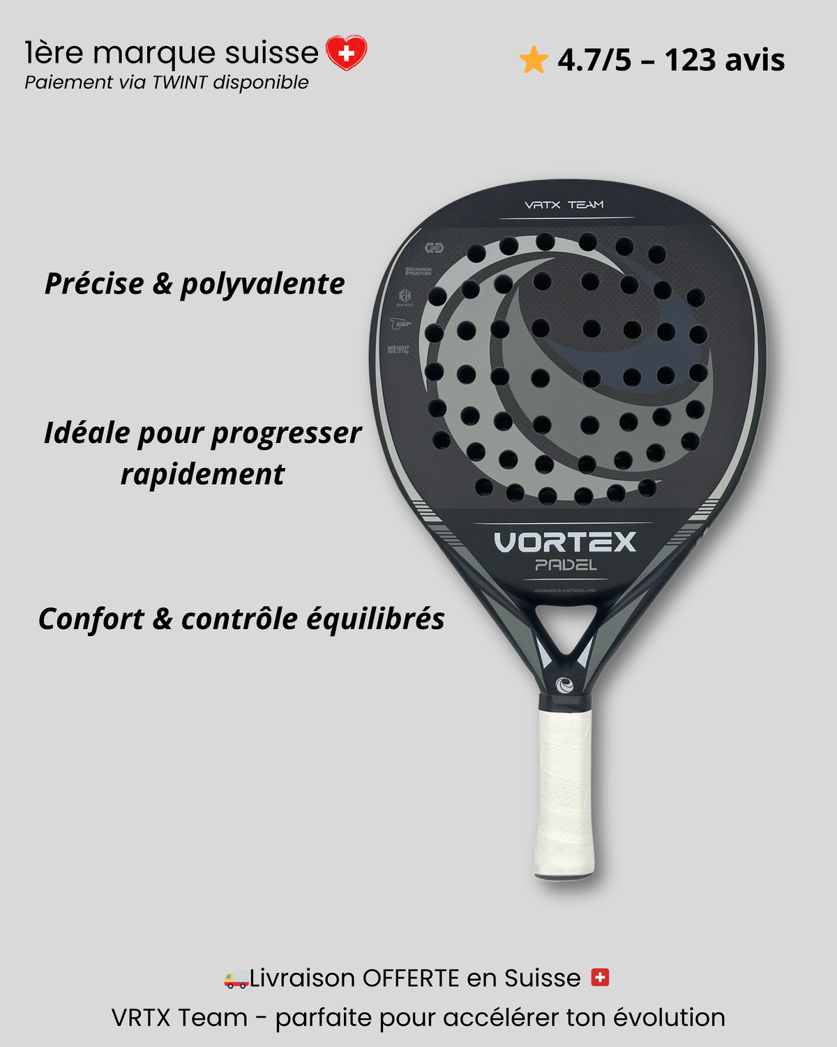 Raquette VRTX TEAM