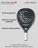 Raquette de padel VRTX Team de face